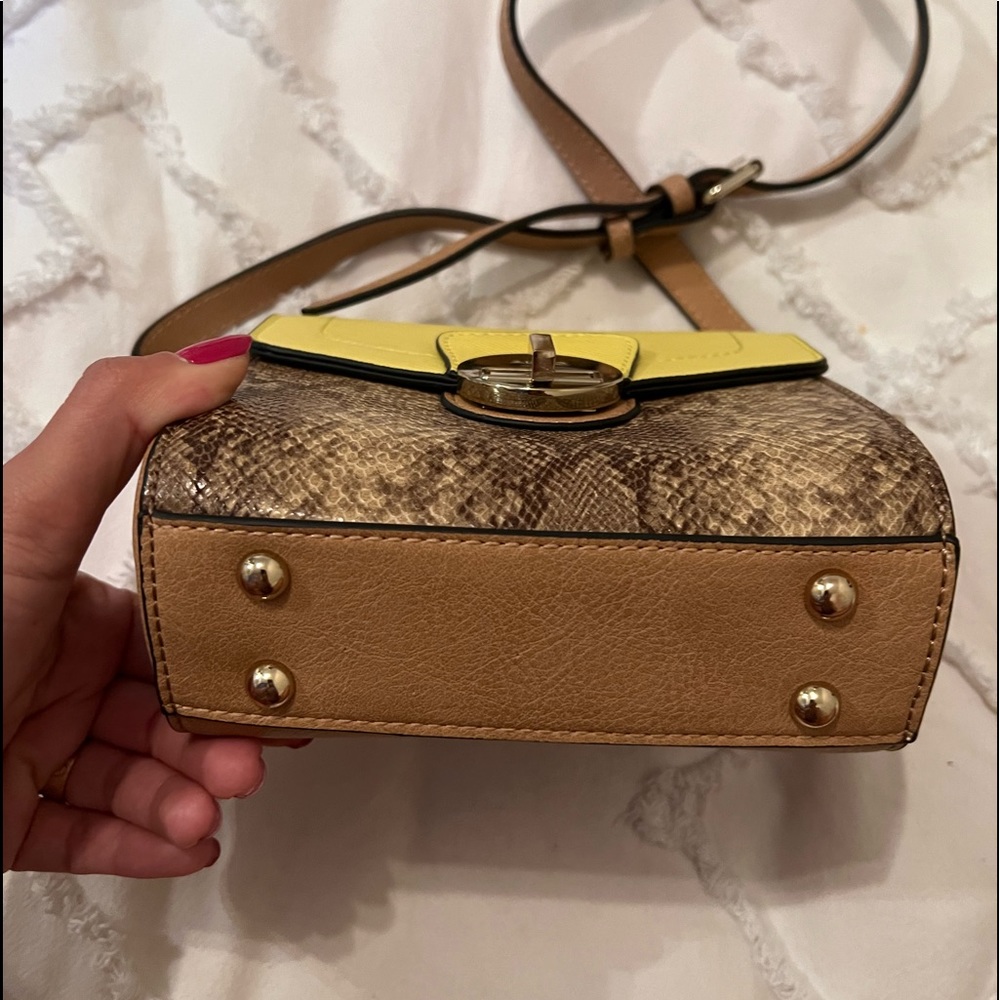 ALDO SNAKE PRINT COLOR BLOCK CROSSBODY BAG - Picture 4 of 6